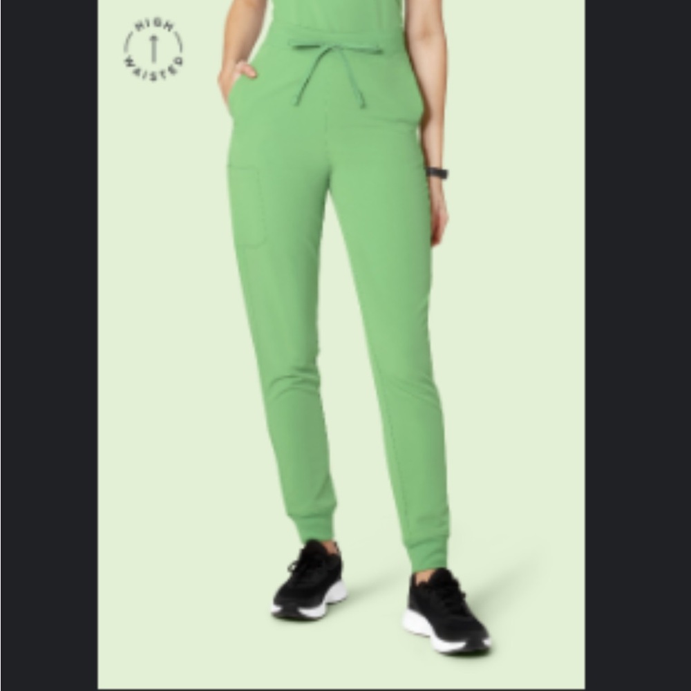 Green High-Waisted Joggers